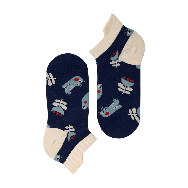 Winter Summer Boat Socks Female Wild Zoo Series Japanese Cute Female Socks Boat Socks Female Spring Summer Socks